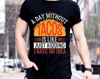 Funny Taco Lover T-shirt Design (svg, png, eps, dfx)