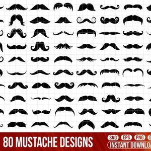 Mustache svg bundle, Mustache clipart, Mustache svg, Mustache silhouette, Mustache cricut, Mustache cut file, Mustache hipster, Mustache dxf