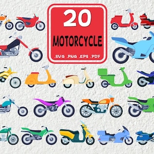 Motorcycle SVG Bundle, motorbike svg, Motorcycle Clipart, Motorcycle Silhouette, Motorcycle PNG, Motorcycle Cut File For Cricut, Print file