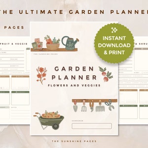 Ultimate Garden Planner Printable Gardening Log Flower Garden Tracker Garden Planner Garden Organizer Fruit Vegetable Garden Journal Plant