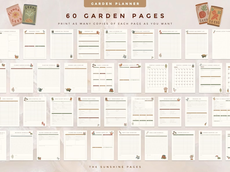 Ultimate House Plant Garden Planner Printable Bundle Gardening Log ...