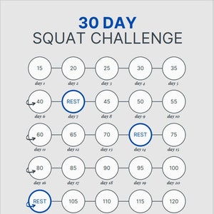 30 Day Squat Challenge
