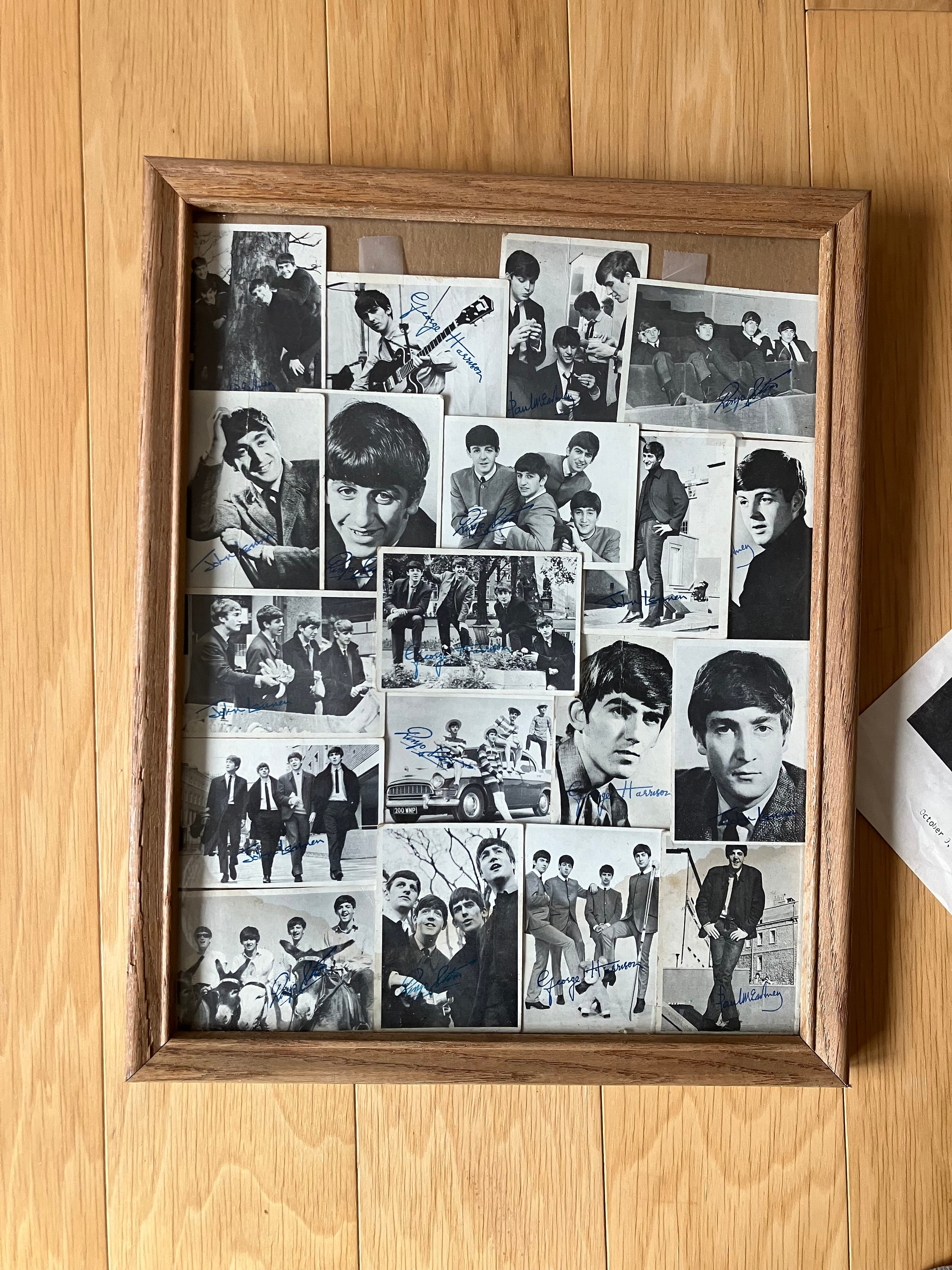 大感謝祭 John Lennon サイン入りポスターカード G1I22425si