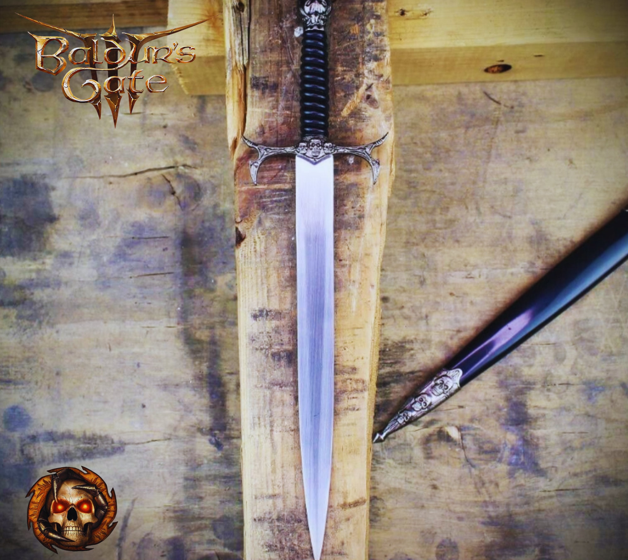Baal Inspired Handmade Dagger Baldur's Gate 3 Design, Baldur's Gate 3