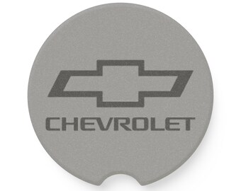 Custom Chevrolet Soapstone Car Coaster Can be Personalized