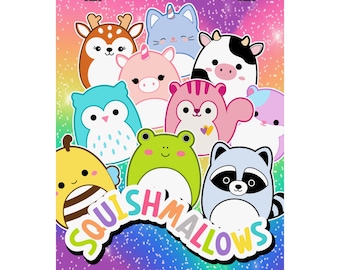 Custom Squishmallows Matte Vertical Poster