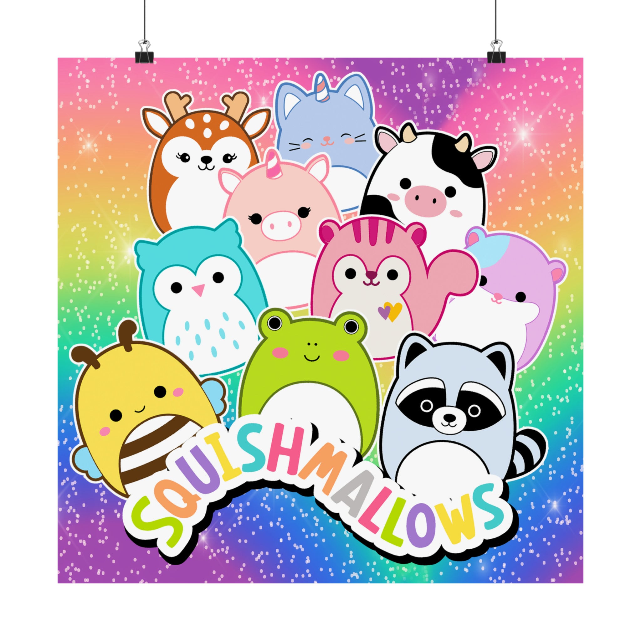 Custom Squishmallows Matte Vertical Poster - Etsy