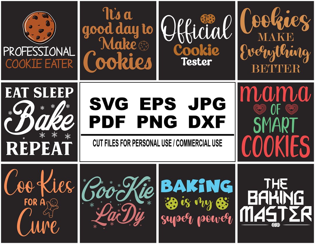 Cookie Biscuit Pattern Print Women's Sweatshirt