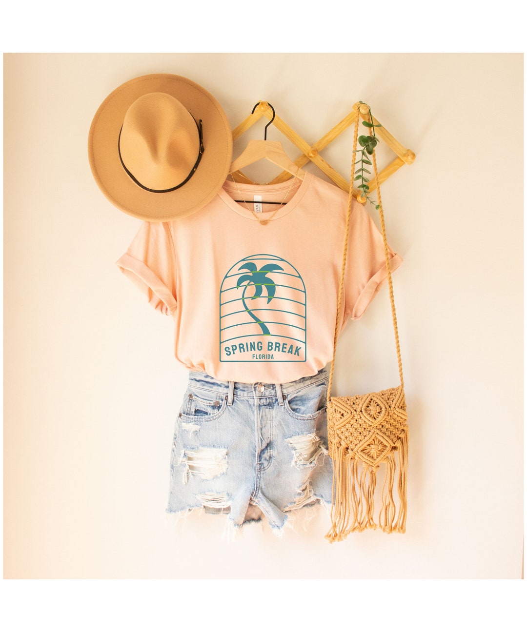 Spring Break Roupa Spring Break Shirt Spring Break Beach Shirt Spring Break Vibes Beach ...