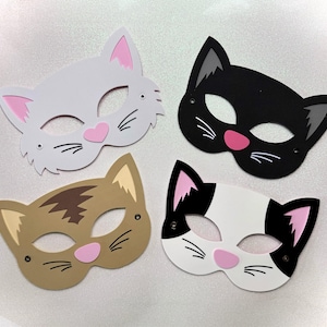 Cat Mask, Cat Party Masks for Kids and Adult, Halloween Dress Up Kids Costume