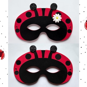Ladybug Party Mask: Foam Costume Accessory for Kids & Adults