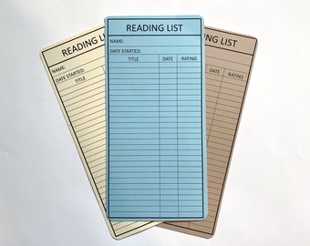 Marcapáginas personalizado para lista de lectura: ¡Guarda tus libros favoritos! Regalo para amantes de la lectura. Marcapáginas personalizado para el club de lectura.