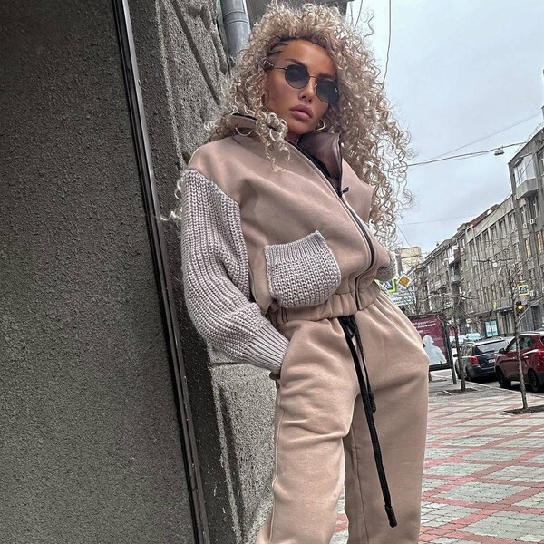 Matching sweatsuit mother daughter Clearance