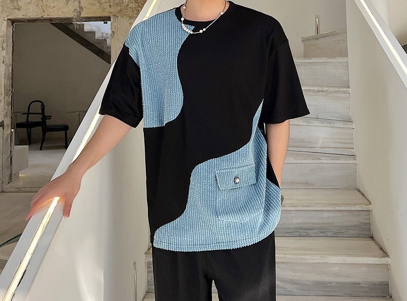 新品未使用】patchwork oversized shirt | vrealitybolivia.com