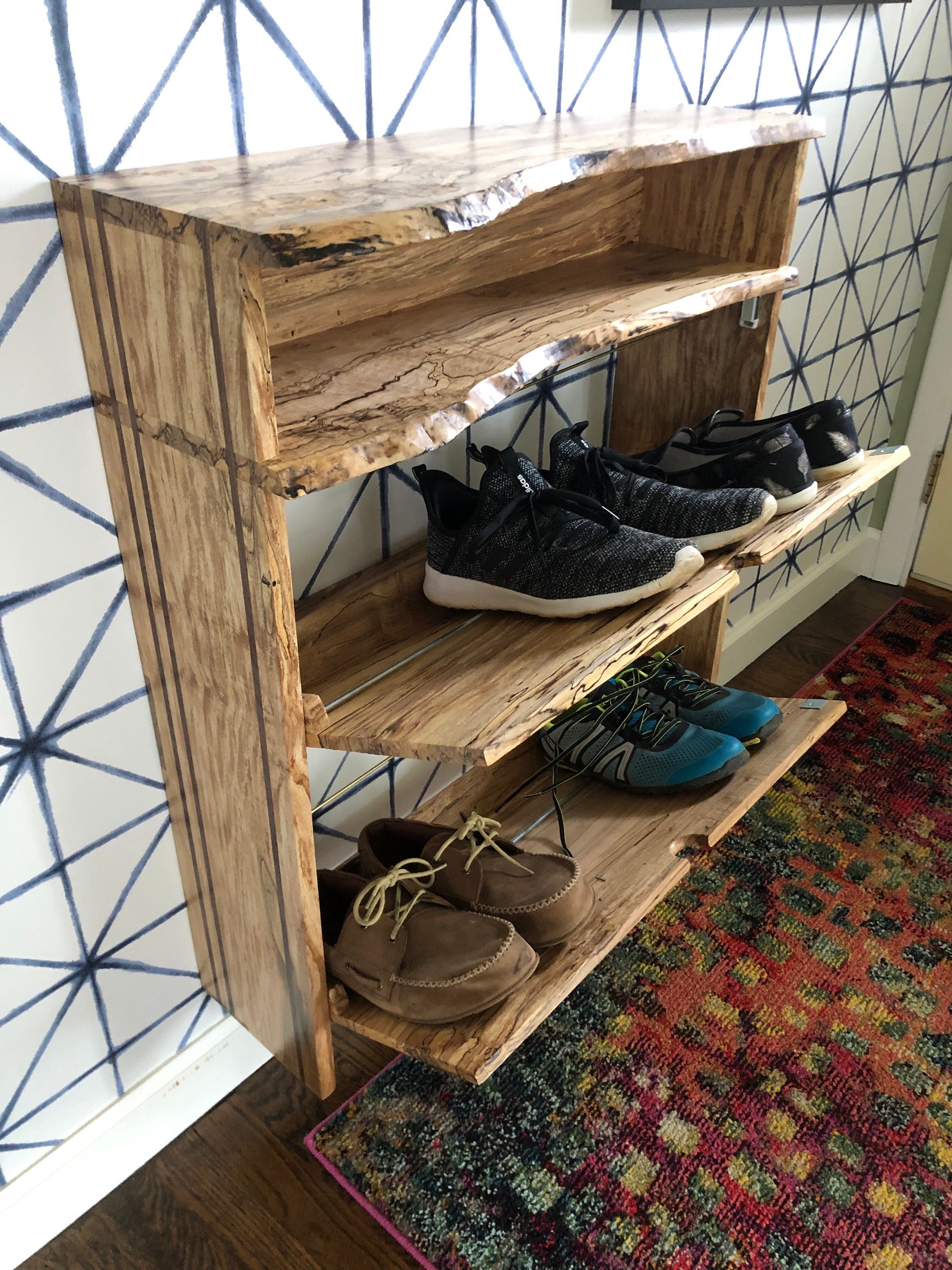 Albin - Shoe Rack for Entryway Metal Shoe Rack Small Shoe Rack — BO-HA