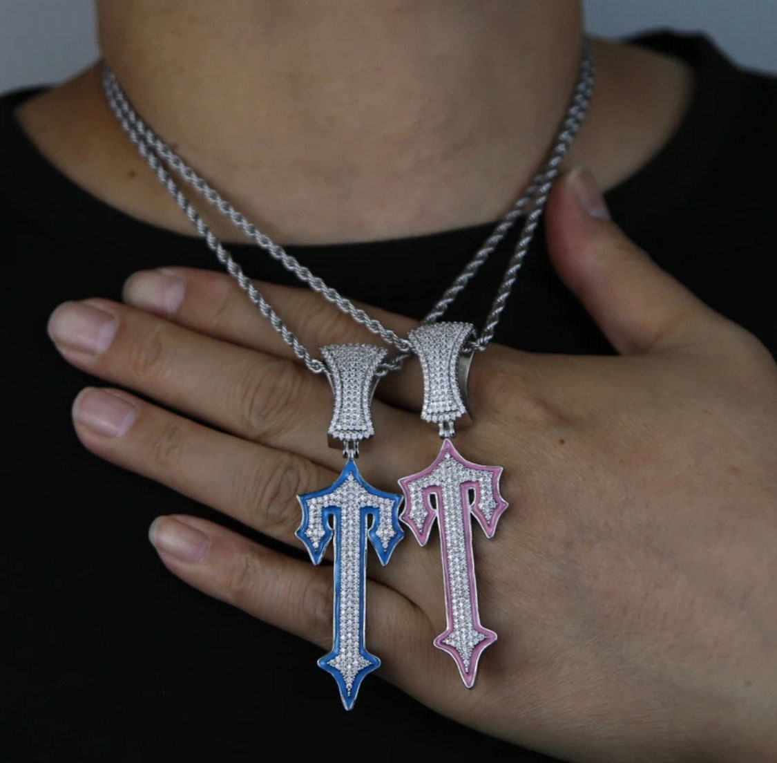 Trapstar Necklace Drip Necklace Trapstar Pendant Urban Etsy UK