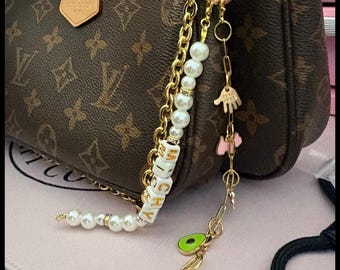 Custom Beaded Charms Phone Charms, Keychains, Purse & Glasses Charms personalized bag charm Personalized Gift trendy handbag charm cute gift