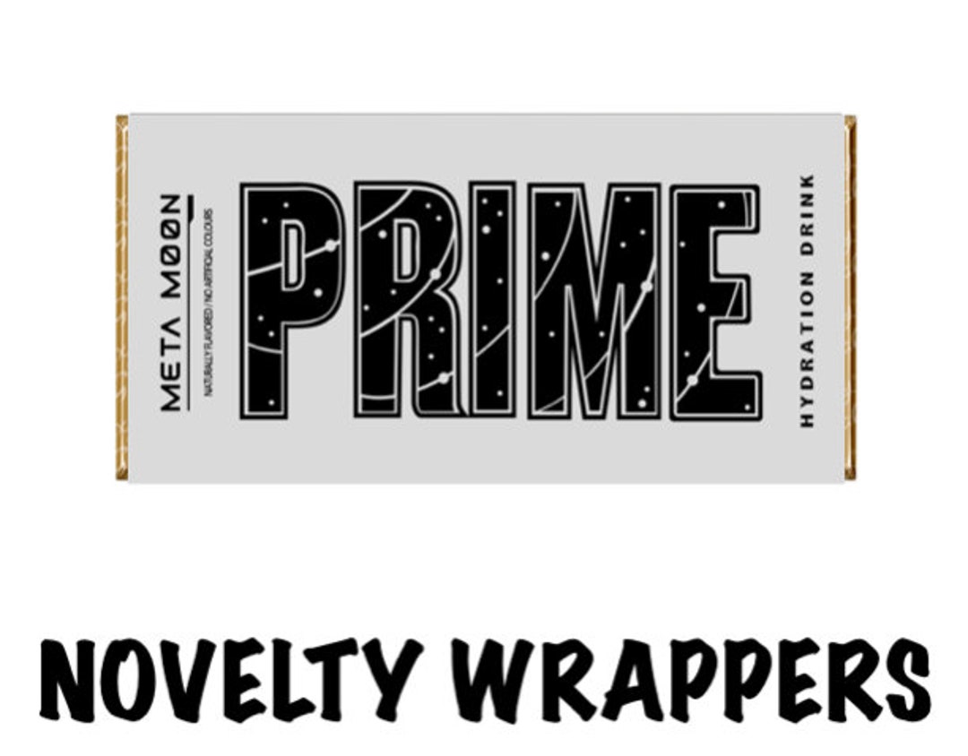 Meta Moon Printable Chocolate Bar Wrapper Templates Novelty Etsy UK