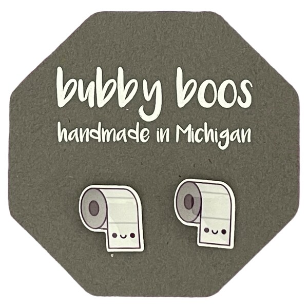 Toilet Paper Earring Etsy