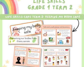 Grade 1 Life Skills Pack | Keeping Body Safe, CAPS Term 2 (PDF Download)