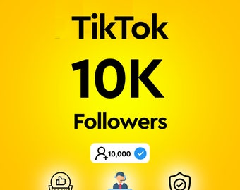 10k TikTok Followers | Instant Boost Tiktok Followers | High Quality & Fast Delivery | Trusted Seller