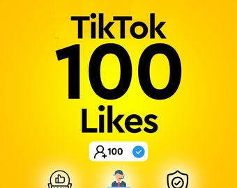 100 TikTok Likes | Instant Boost Tiktok Likes | High Quality & Fast Delivery | Trusted Seller