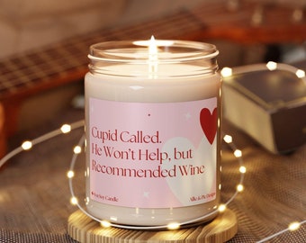 Funny Anti-Valentine Candle,Gift for Him or Her,Soy Candle,Anniversary Gift,Boyfriend Gift,Break Up Gift,Best Friend Gift,Romantic Humor