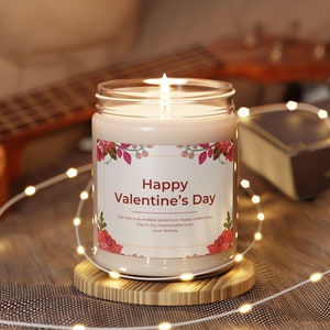 Custom Valentine Candle,Gift for Him or Her,Soy Candle,Anniversary Gift,Boyfriend Gift,Husband Gift,Best Friend Gift,Romantic Humor,New Love