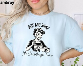Sourdough Funny Comfort Colors T-Shirt, Breaducated Funny Shirt, In My Sourdough Era T-shirt, Sourdough Gift, Funny Bakery Shirt, Chef Gift