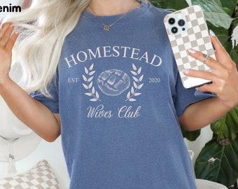 Homestead Social Club Comfort Colors T-Shirt,Breaducated Funny Shirt,In My Sourdough Era T-shirt,Sourdough Gift,Funny Bakery Shirt Chef Gift