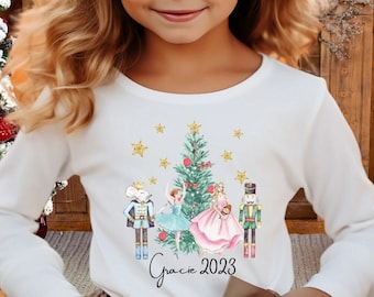 Toddler Custom Nutcracker Ballet Shirt,Nutcracker Shirt,Ballet Lover Shirt,Christmas Shirt,Sugar Plum Fairy, Nutcracker,Mouse King