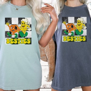 Matching Retro Comfort Colors St Patty&#39;s Day  Shirt, Lets Day Drink Shirt, Vintage St Patricks Day Shirt, Day Drinking Shirt, Retro Shirt