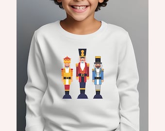 Youth Nutcracker Ballet Sweatshirt,Nutcracker Sweatshirt,Ballet Lover Shirt,Christmas Sweater,Sugar Plum Fairy, Nutcracker,Mouse King