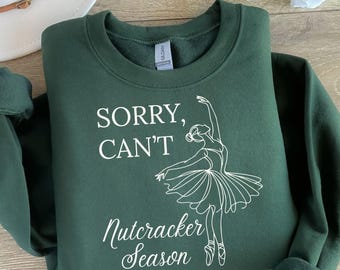 Ballet Sweatshirt, Tis the Season Nutcracker Christmas Crewneck, Ballerina Sweatshirt, Nutcracker Season Sweater, Ballet Dancer Gift, Dancer