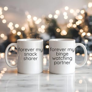 Funny Couples Mug Set, Matching His and Hers Mugs, Gift for Him and Her, Anniversary Gift, Wedding Gift, Custom Coffee Mugs, Valentines Gift