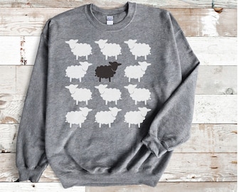 Youth Black Sheep Sweater, Diana Sweater, Funny Sweatshirt, Famous