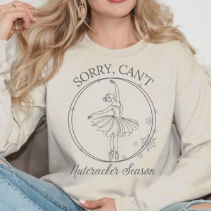 Ballet Sweatshirt, Tis the Season Nutcracker Christmas Crewneck, Ballerina Sweatshirt, Nutcracker Season Sweater, Ballet Dancer Gift, Dancer