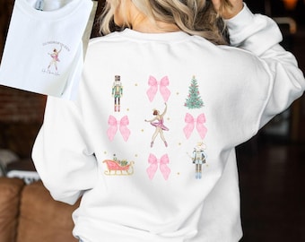 Custom Nutcracker Ballet Sweatshirt,Nutcracker Sweatshirt,Ballet Lover Gift,Christmas Sweater,Sugar Plum Fairy,Nutcracker,Mouse King,Dancer