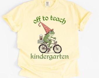 Chemise d'enseignant de maternelle, T-shirt d'équipe de maternelle assorti personnalisé, Cadeau de rentrée des classes, Remerciement de l'enseignant, T-shirt d'éducateur du primaire