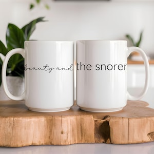 Funny Couples Mug Set, Matching His and Hers Mugs, Gift for Him and Her, Anniversary Gift, Wedding Gift, Custom Coffee Mugs, Valentines Gift