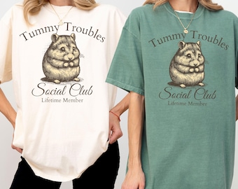 Personally Victimized By My Stomach T-Shirt,Funny Tummy Hurts Shirt,Chronic Illness Tee, Funny Shirt for Women, Gift for Mom,IBS Chrons Gift