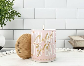 Bridesmaid Candle, Custom Bridesmaid Proposal Gift, Maid of Honor Proposal, Bridal Party Gift, Funny Wedding Party Gift, Wedding Soy Candle