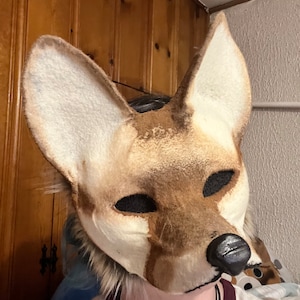 Fennec Fox Therian Mask 