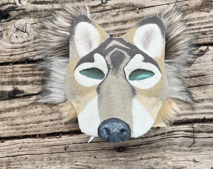Eastern Wolf Mask Etsy