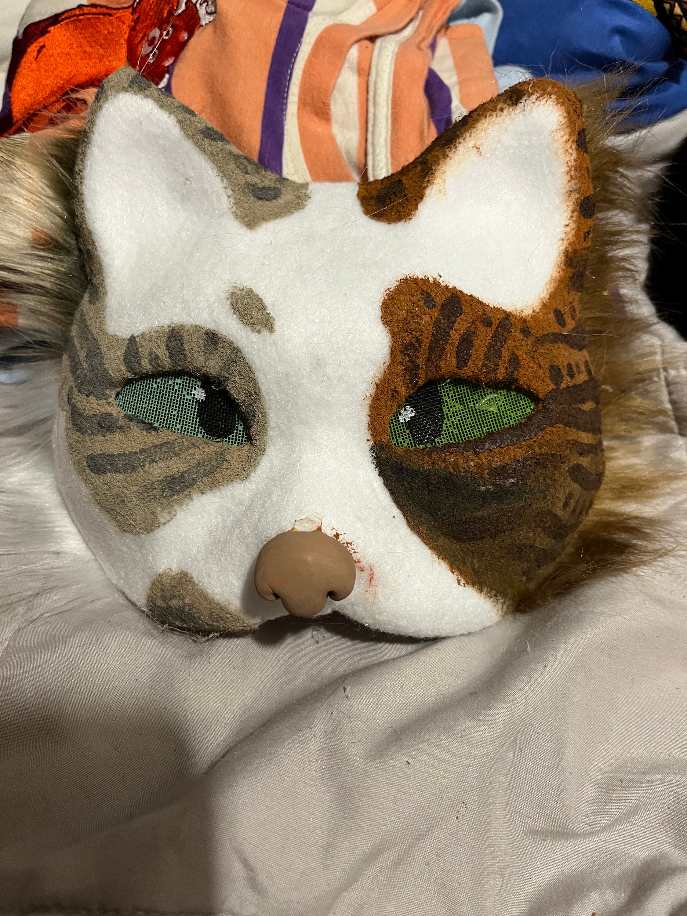 Therian maska in 2023  Cat mask, Forest cat, Furry art