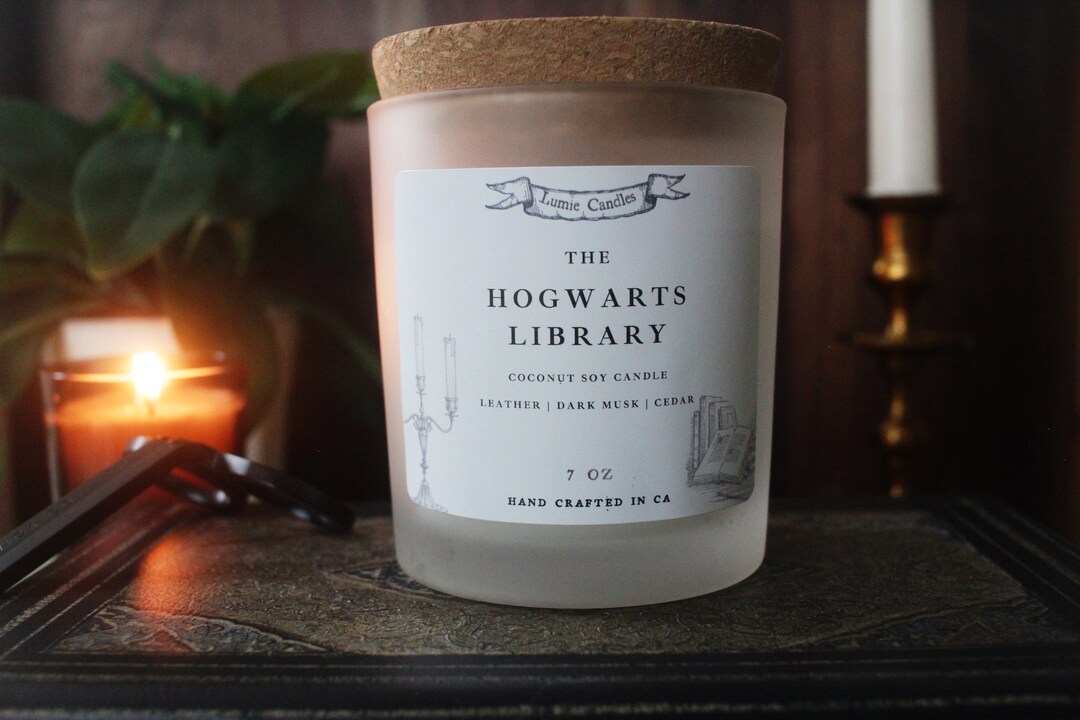 Harry Potter Candle | Lumie Candle | Harry Potter Home Decor | Bookish Candles | Harry Potter Home | Homemade Candles