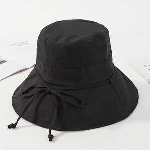 New Cotton Beach Bow Hats For Women Hat Female Lady Bucket Hat hat summer woman Anti-UV Panama Summer Sun Cap viseira