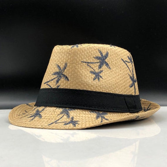 Straw Sun Hat for Men Summer Cute Retro Kid Straw Hats Beach Panama Hat  Boys Sun Hat Hats 