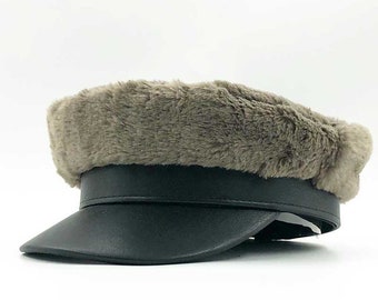 Neue Ankunft Elegante Frauen Gestrickte Hüte Kaninchen Pelz Kappe Herbst Winter Berets Damen Weibliche Mode Baskenmütze Hut