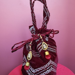 Velvet Potli bag